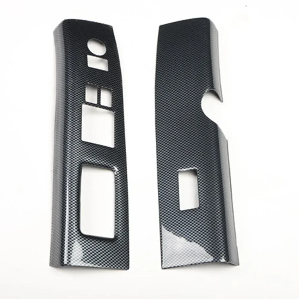 Light Brightness ABS Door Switch Cover Trim Specification Tape On The Back Abrasion No Needs To Make Any Changes