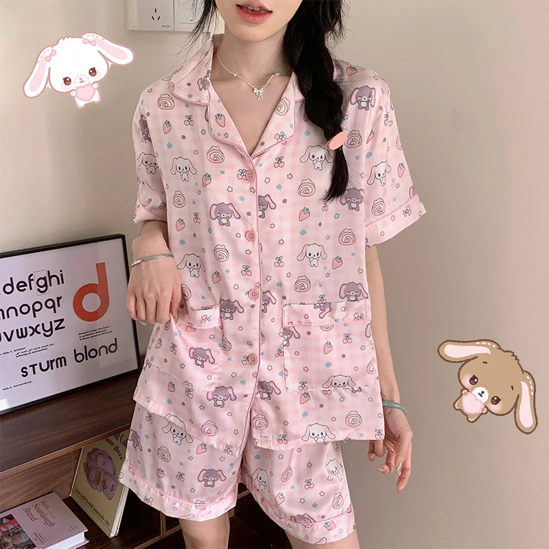 y2k cute piece pajamas