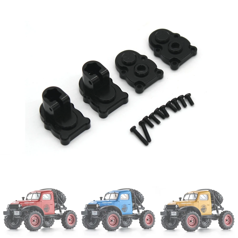 Boîtier de portail arrière en métal pour FMS FCX24, poids du seau 1/24 RC inoler, pièces de mise à niveau de voiture, accessoires, 3