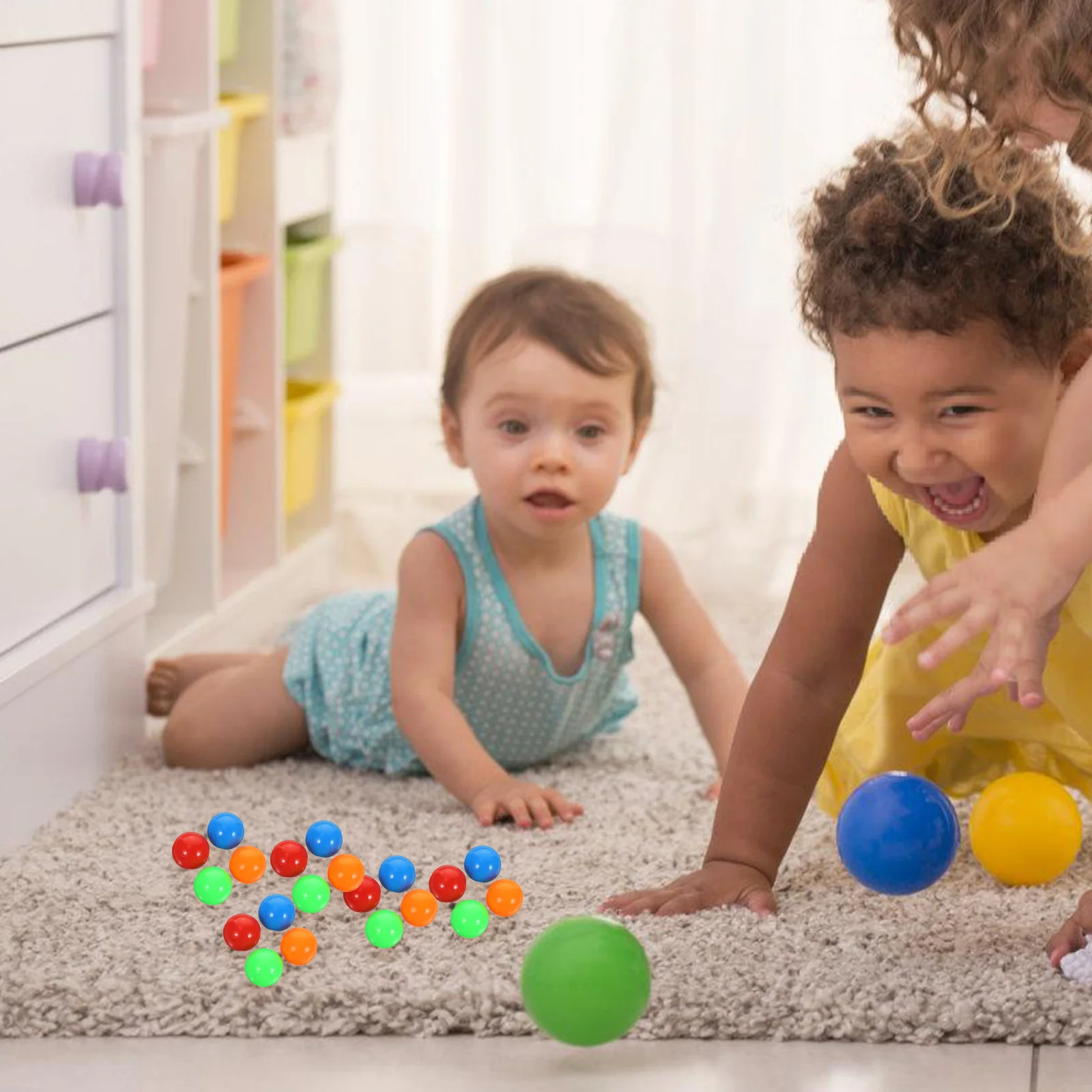 120 Uds juego educativo canicas bolas de repuesto cuentas de juego de plástico coloridas para diversión familiar y juegos interactivos