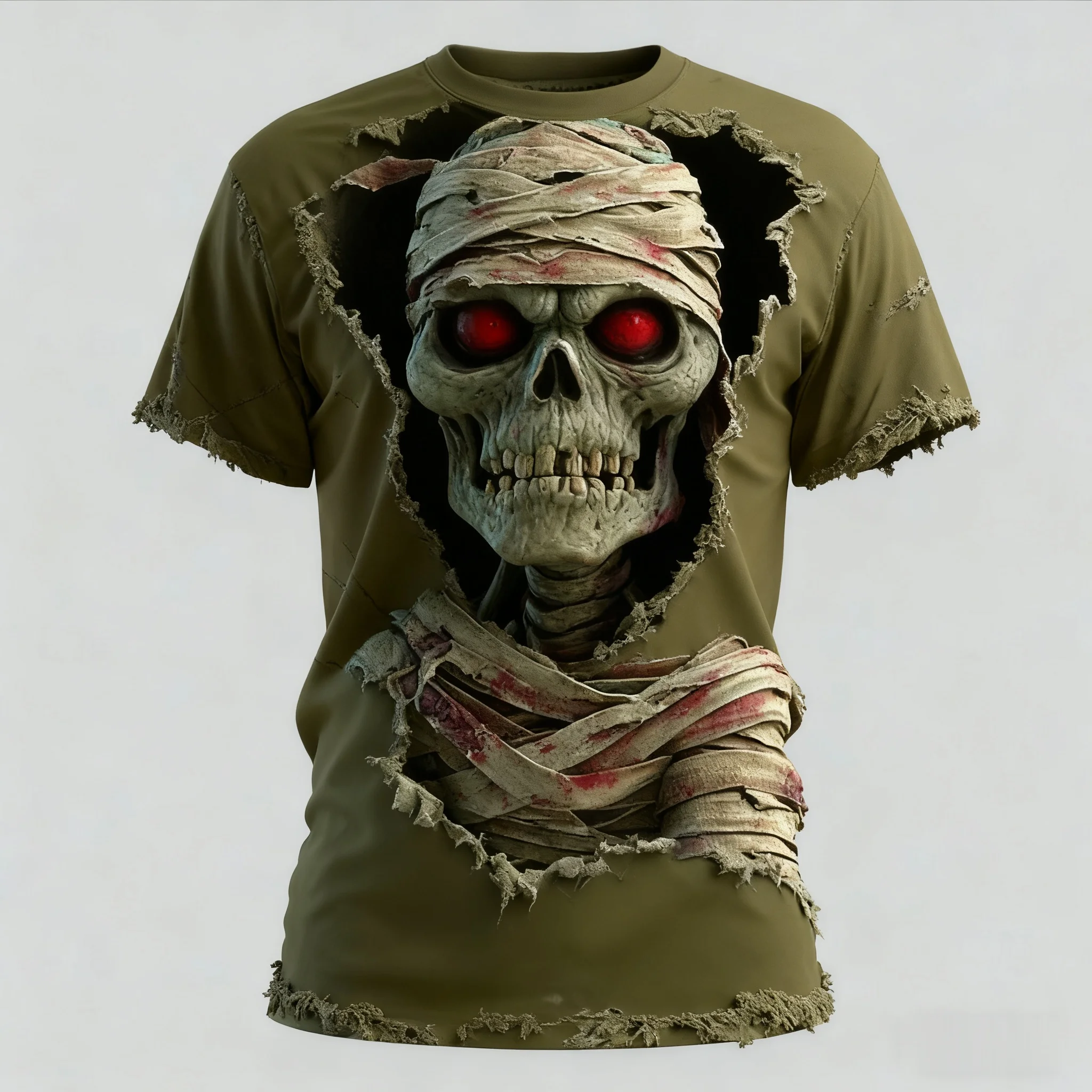 

Летняя футболка с элементами Хэллоуина, зомби, ужасы, вечерние, для взрослых, большие размеры, женская, мужская, детская футболка, удобная и дышащая