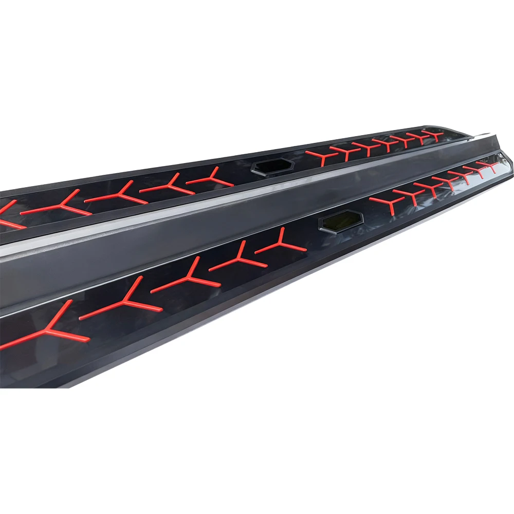 2 uds apto para Toyota Sienna XL40 2021-2025 estribos laterales barra Nerf de aluminio (con soportes)