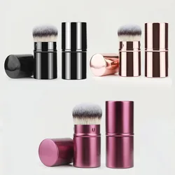 Retractable Kabuki Foundation Brush Travel Portable Multifunctional Makeup Brush For Liquid, Cream And Flawless Powder Cosmetics