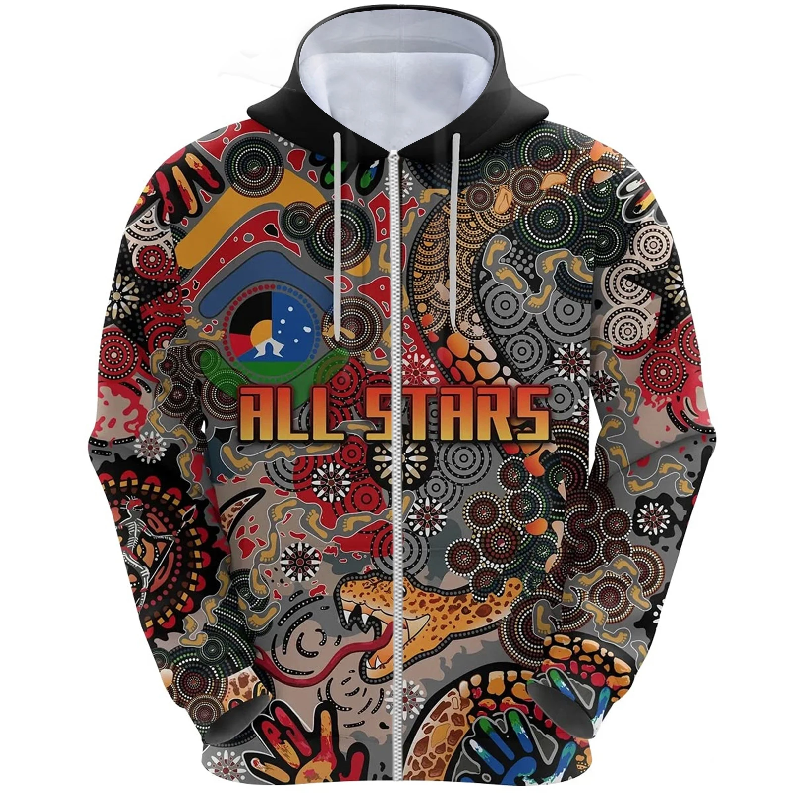 HX 9 Styles Cartoon Stars Hoodies Fashion 3D Printed Casual Men's Zip Up Hoodie Sweatshirt Coats Sportwear Boys Girls Streetwear