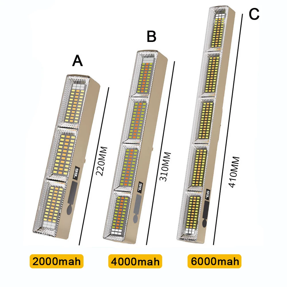 

Floodlights Rechargeable Lighting Lamps Street Stall Night Market Light Tubes Outdoor Waterproof Tent Light Led Emergency Lights