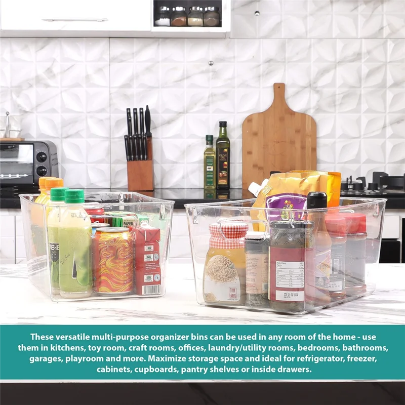 Top Sale Kitchen Transparent Storage Box Food Storage Box Large Transparent Storage Containers Are Used For Sorting.