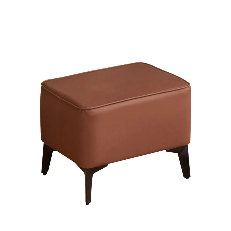 

household light luxury Internet celebrity small shoe square stool living room sofa pier bench solid wood creat