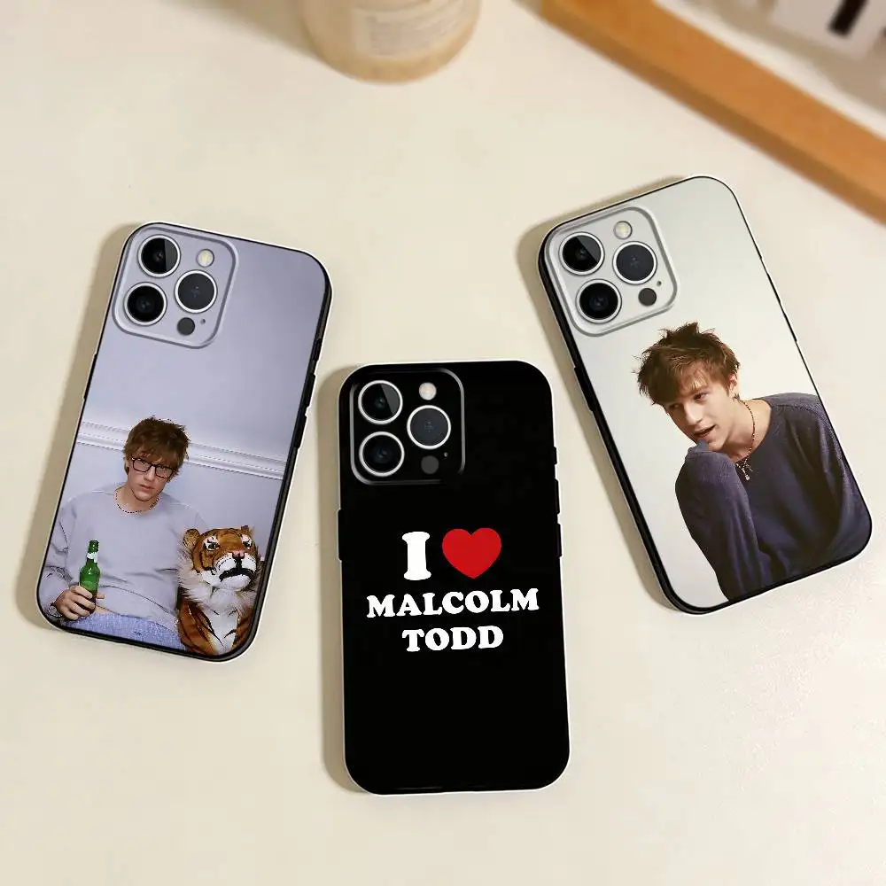 

Sweet Boy M-Malcom Todd Phone Case For iPhone 17,16,15,14,13,12,11 Plus,Pro Max,XS,Soft Silicone Black Cover