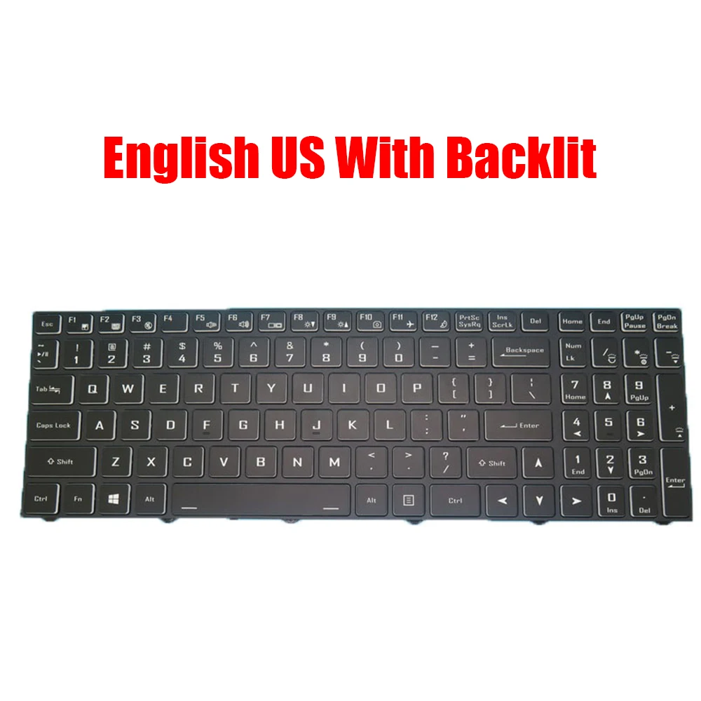 US Keyboard For Dream Machines NS51PU-15PL30 NS51PU-15PL31 NS51PU-15PL32 NS51PU-15PL33 NS51PU-15PL50 NS51PU-15PL51 NS51PU-15PL52