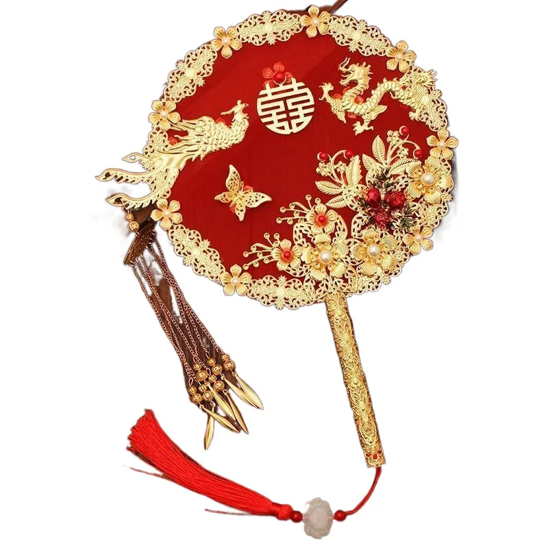 

Wedding Xiuhe face covering fan