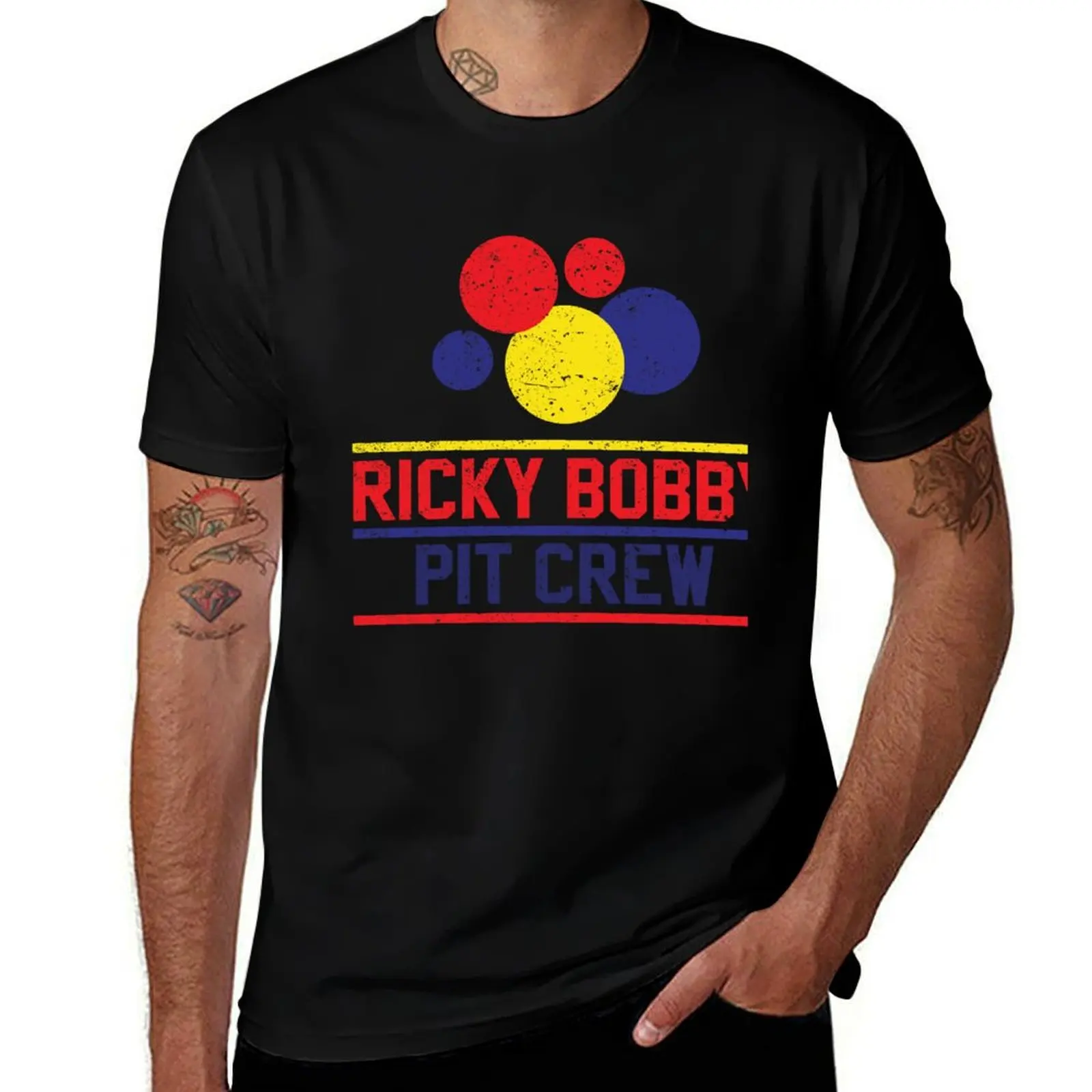 Ricky Bobby Pit Crew - Rough T-Shirt Basic Solid Color Short Sleeve T-Shirt
