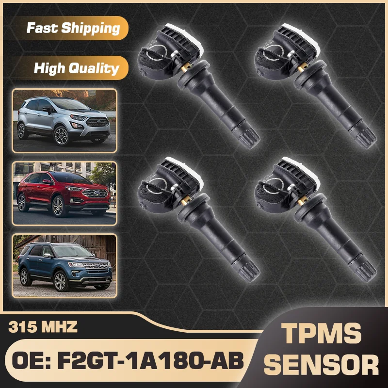 TPMS Tire Pressure Monitor Sensor For Ford Ecosport 2018-2023 Ford Edge 2015-2022 Ford Explorer 2016-2019 F2GT-1A180-AB 315 MHz