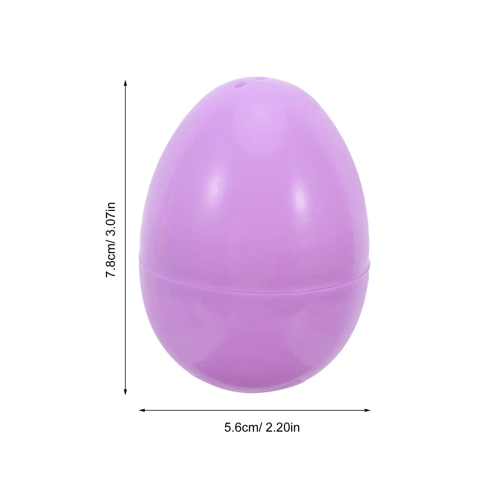 30Pcs Large Fillable Plastic Easter Eggs 56x78mm Pastel Transparent Plastic Eggs for Easter Party Decorations Egg Hunt