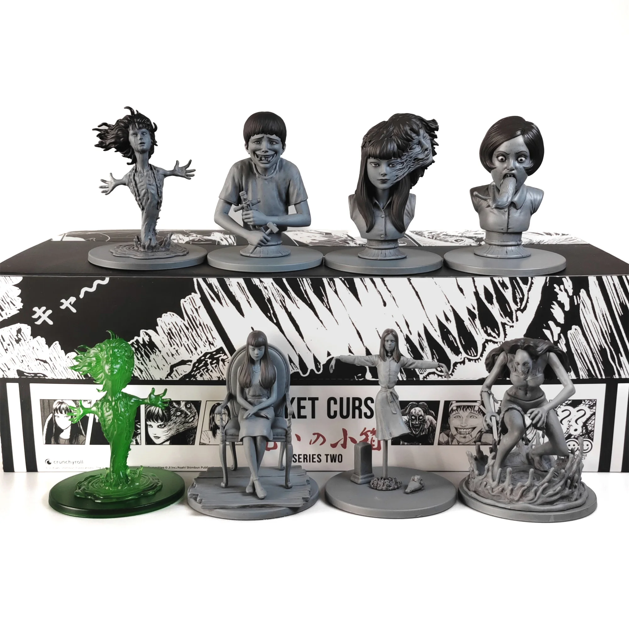 

Japanese Animation Junji Ito Creative Creature Monster Horrable Model Toy Blind Box Figures Collection Desk Decor Car Ornaments