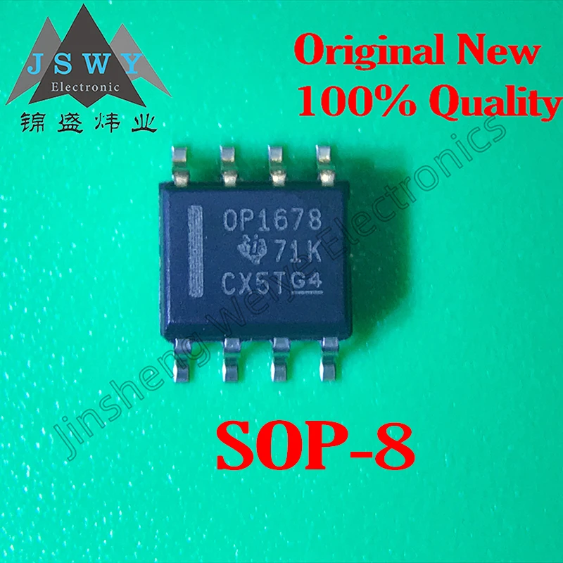 (50/200 pieces) OPA1678IDR OP1678 Dual Audio Operational Amplifier IC Chip in SOIC-8 Package Brand New, Genuine, In Stock