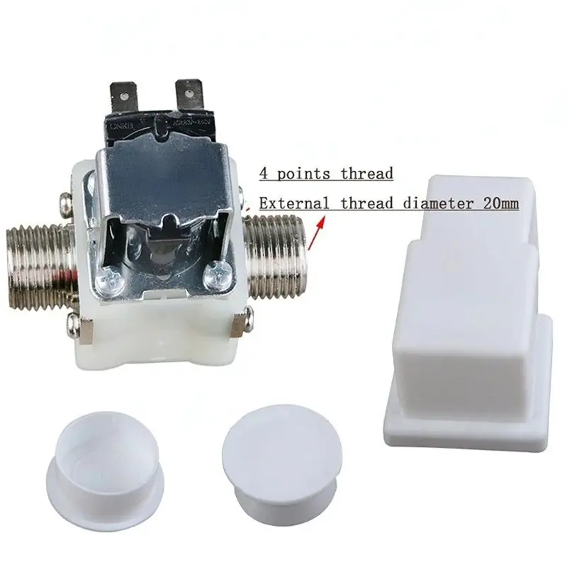 AB33-FPD-90A 12V Water Boiler Solenoid Valve Solar-Energy Water Tank 4 Points Inlet Valve
