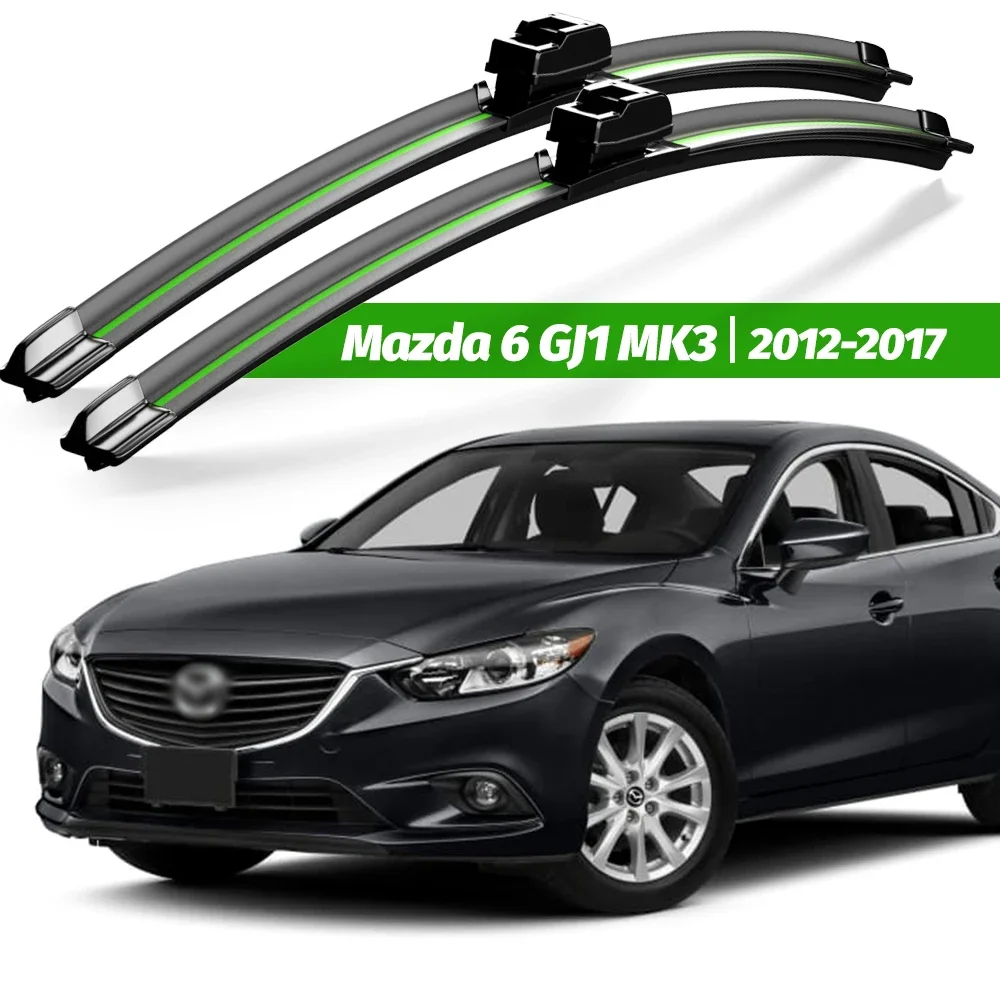 

Wiper LHD Front Wiper Blades For Mazda 6 GJ1 GL MK3 2012 - 2017 Windshield Windscreen Clean Window Car Rain Brushes 24"+18"