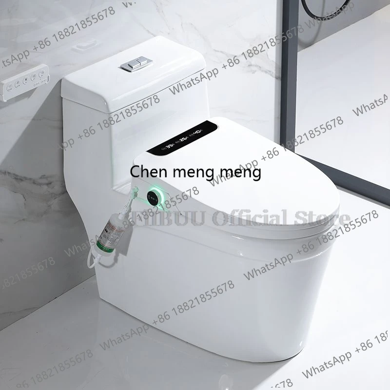 Elongated Smart Bidet Toilet Seat Cover Warm Water Heated Seat Soft Close Toilet Lid Warm Air Dryer Night Light Rear Front Wash