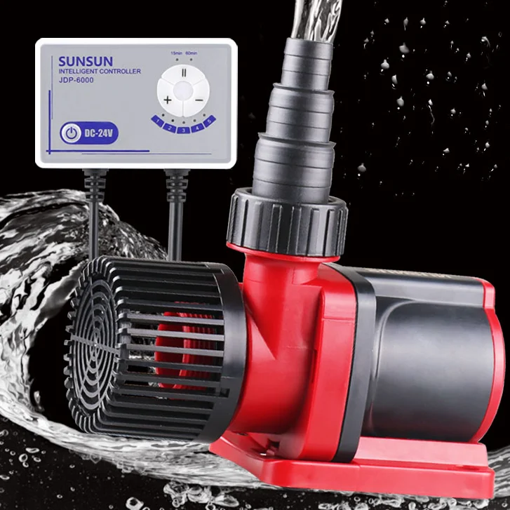 

SUNSUN DC24V Safe Variable Frequency Water Pump JDP Large Flow Adjustable Submersible Pump Fish Tank Water Pump Mute