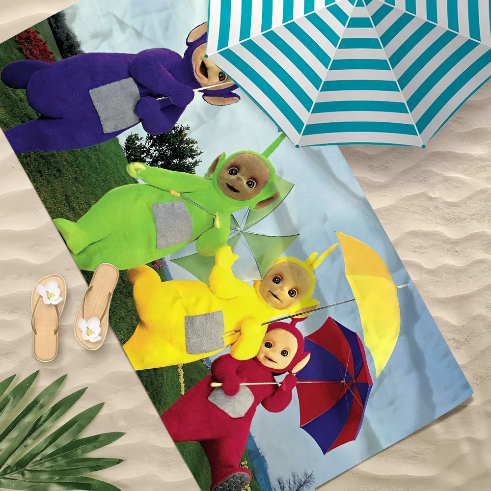 لطيف الكرتون T-Teletubby منشفة لينة بركة هدية للسفر رياضة ساونا السفر سبا دش التخييم سريعة الجافة الرياضة مناشف الشاطئ #3