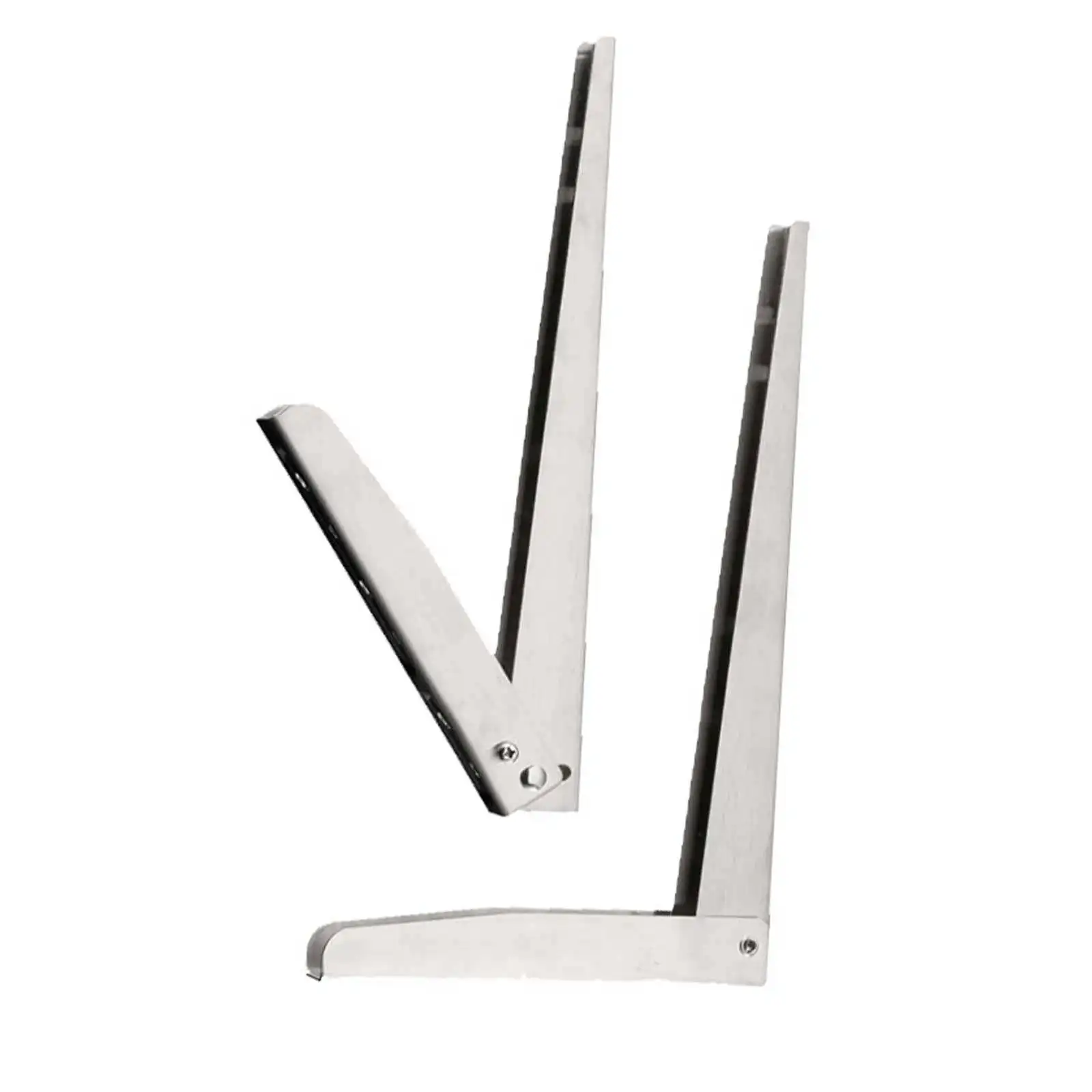 Stainless Steel Shelf Bracket Folding Support Bracket Wall Mounted Heavy Duty for Temporary Boat Tables Space Saving Storage 14