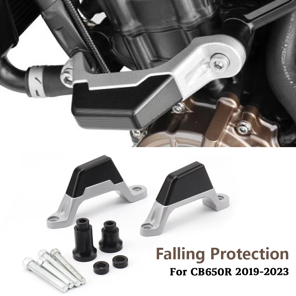 

CB 650R Motorcycle Accessories Frame Slider Crash Protector For HONDA CB650R 2019-2023 Falling Protection Frame Engine Crash Pad