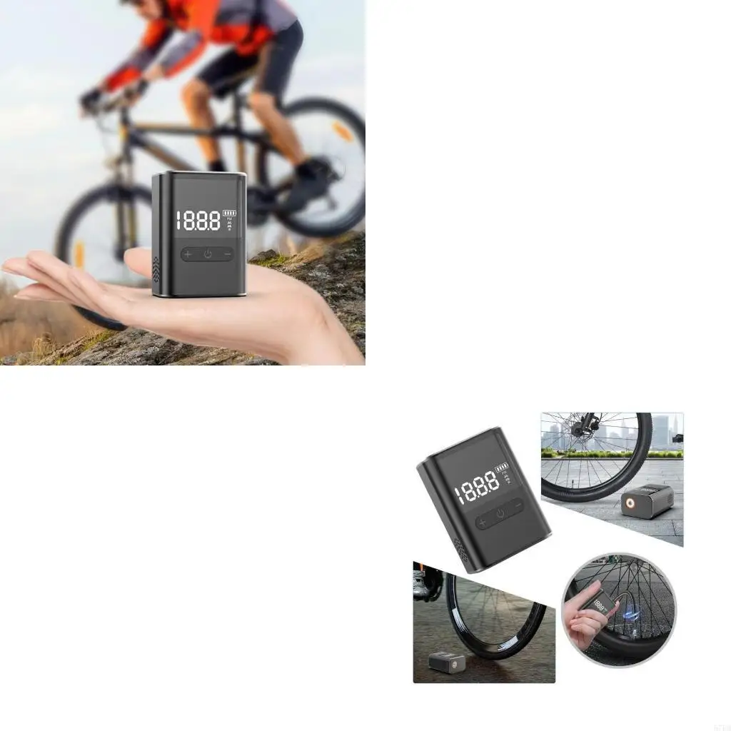 

Bike Tire Inflator Light Weight Bike Pumps Versatiles Cycling Pumps Outdoor Sports