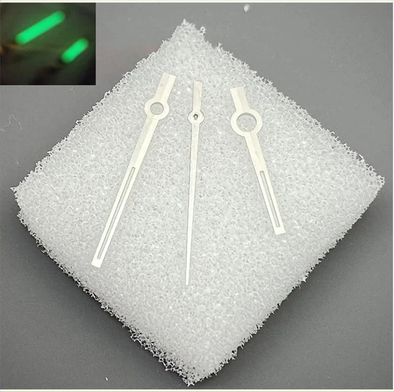 Jam tangan aksesoris jam tangan jam menit detik untuk perakitan 2836 gerakan mekanis otomatis dengan tiga pointer