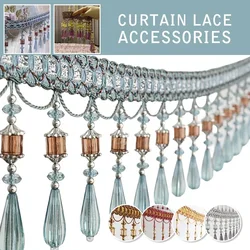 13.5cm Curtain Accessories Tassel Fringe Trim Pineapple Bead Ribbon for Home Textile Drapery Sewing Decoration