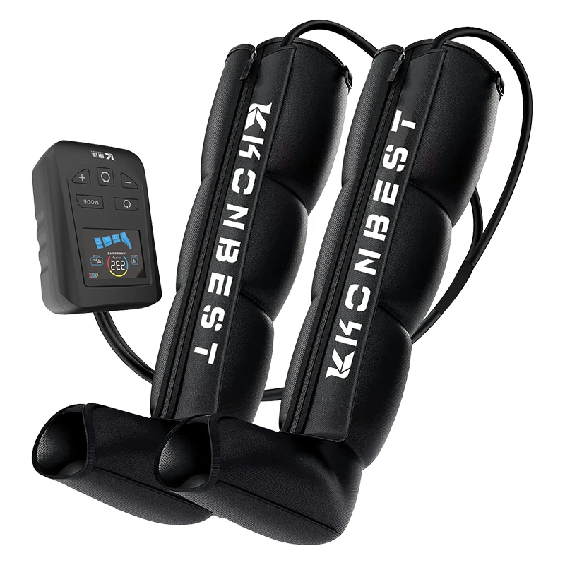 

4 Chamber Electric Recovery Massage Machine Air Compression Boots Therapy Leg Massager