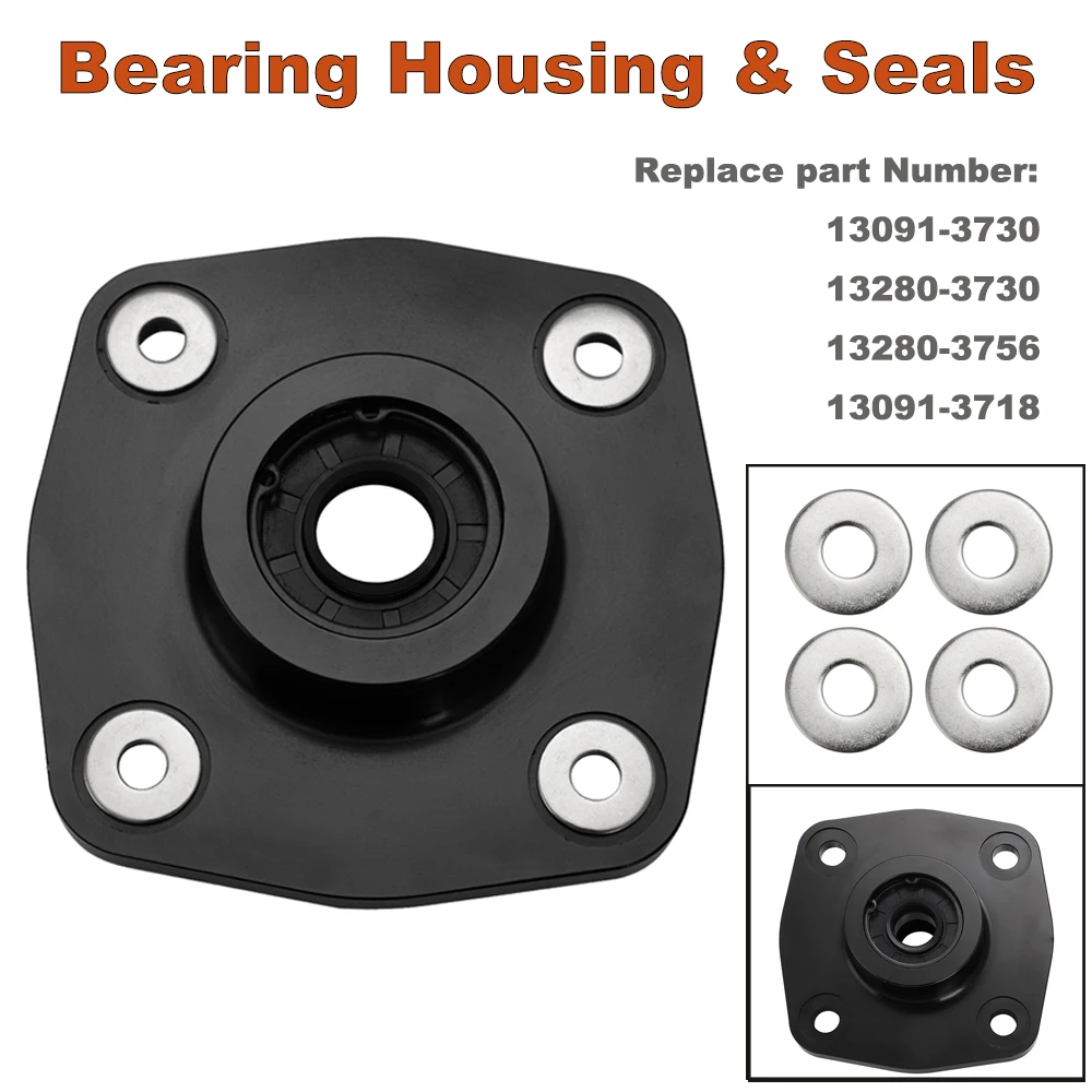 

For Kawasaki Bearing Housing & Seals 13091-3730 13280-3730 13280-3756 6061-T6 Aluminum