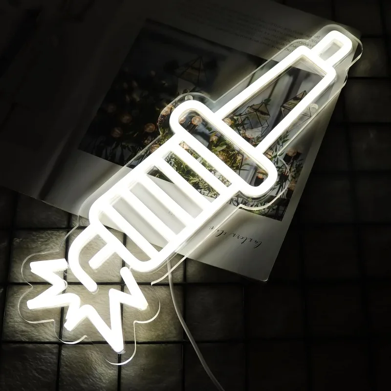 Dimmable Spark Plugs Neon Sign for Wall Decor USB Powered Led Business Signs for Man Cave,Garage,Car Stores,Auto Repair Shops