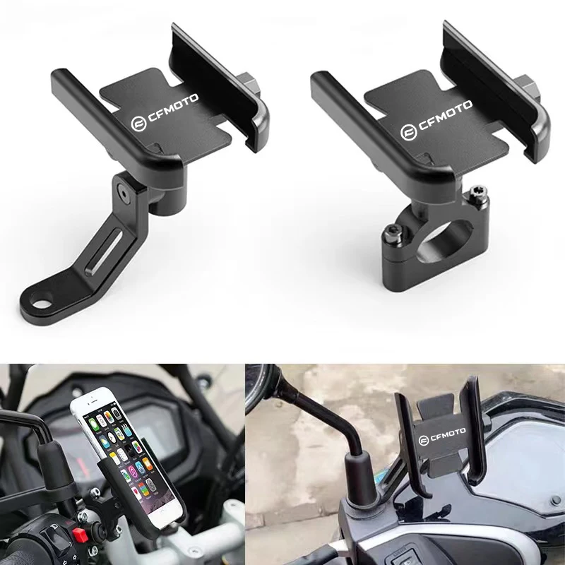 For CFMOTO CF650 650NK 400NK 250NK 400GT 650MT Accessories Motorcycle Handlebar Mobile Phone Holder GPS Stand Bracket