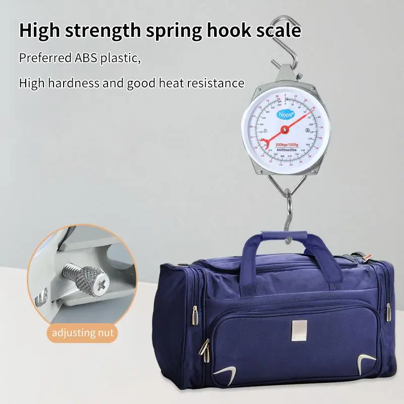 [MOA]Mechanical The Hook Type Pointer Scale With Spring Dial In Kitchens Fishing Hunting Etc Is Suitable For Weighing Purposes