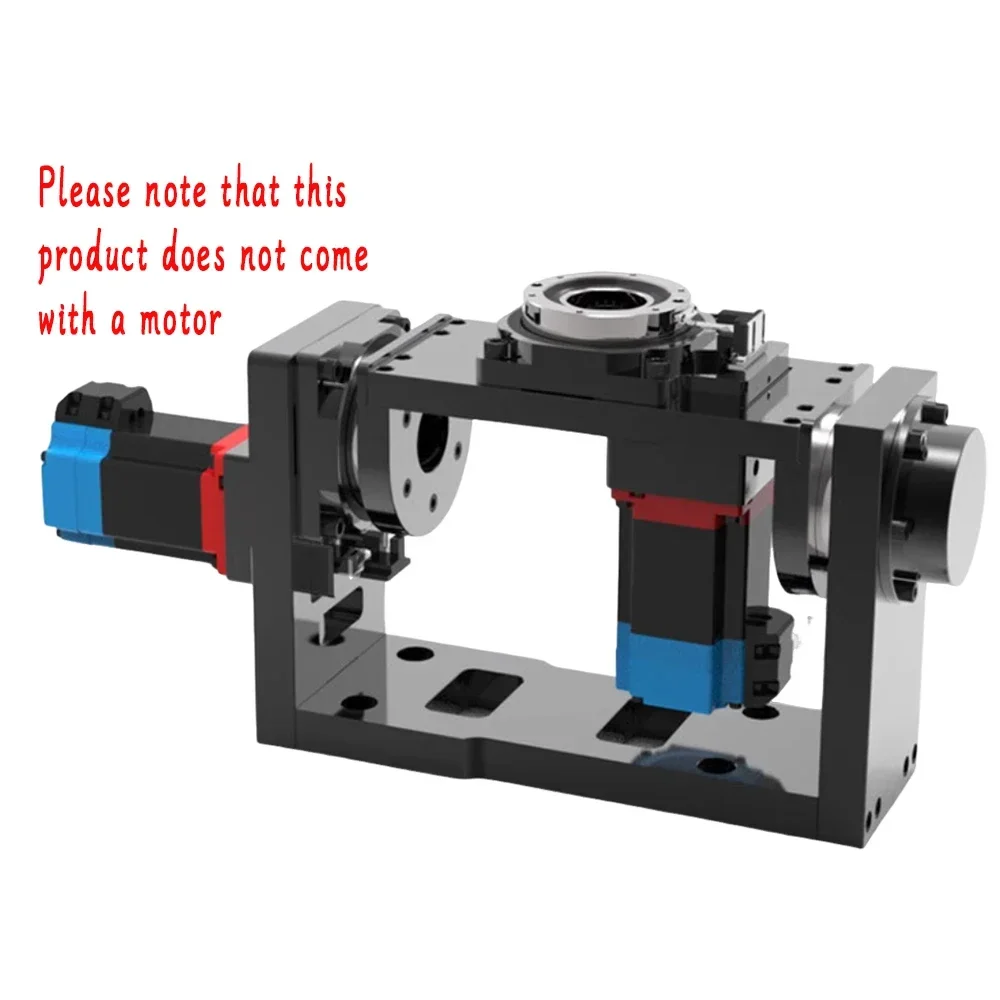 Precision 5th Axis Hollow Flipping Table Indexing Rotary Table Hollow Rotating Platform for Laser Welding,CNC Route,Dispenser