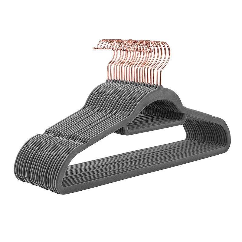 10pcs/Lot Hanger Clothing Store Coat 42cm/30cm Velvet Clothes Hangers Hooks for Adult/Child Clothes Hangers Rack Dress Hook