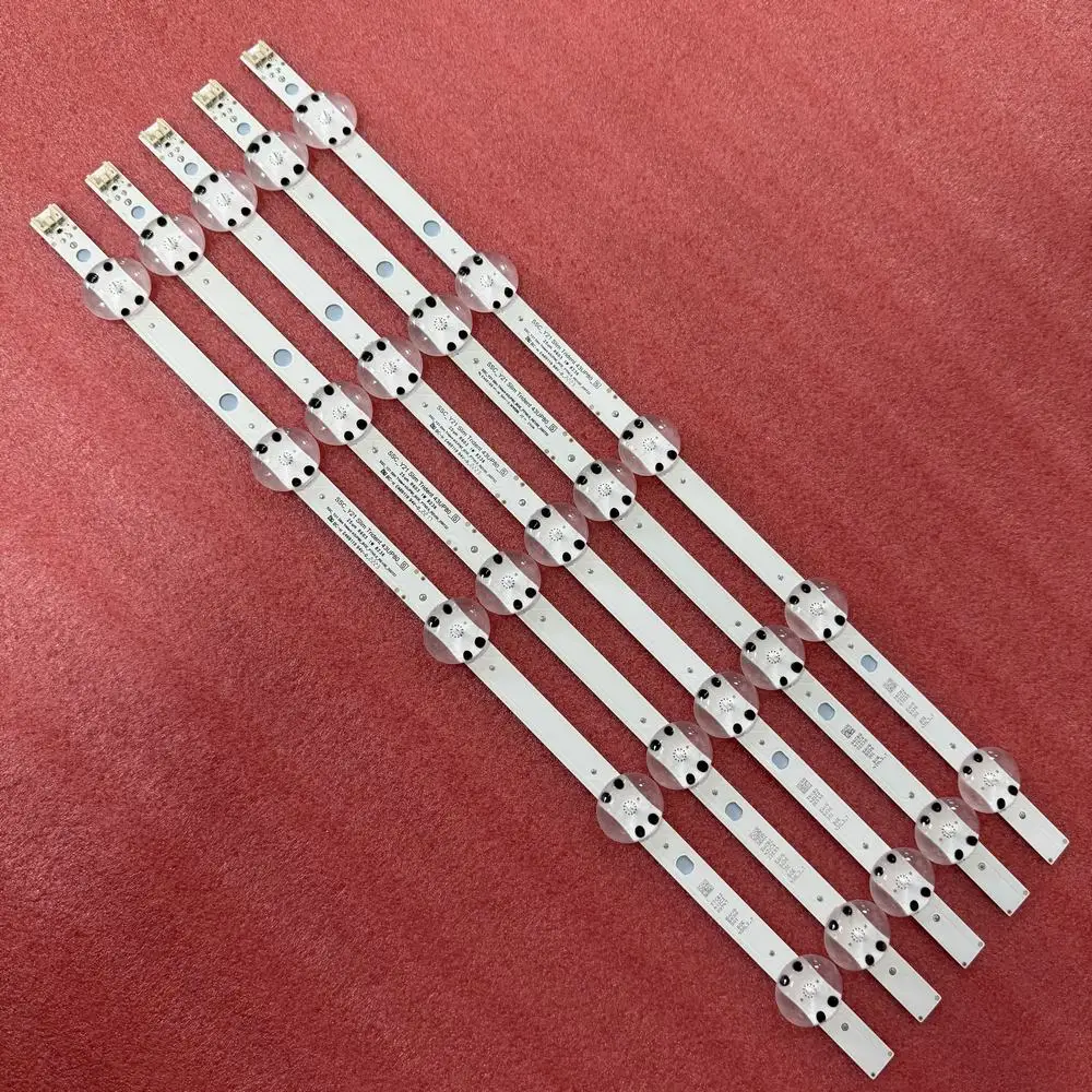5pcs/set LED backlight strip for 43UQ7590PUB 43UP7800PTB 43UP7700PSB 43UQ7070ZUD HC430DQG-V 43UP80 43UQ9000PUD 43UP81009LR