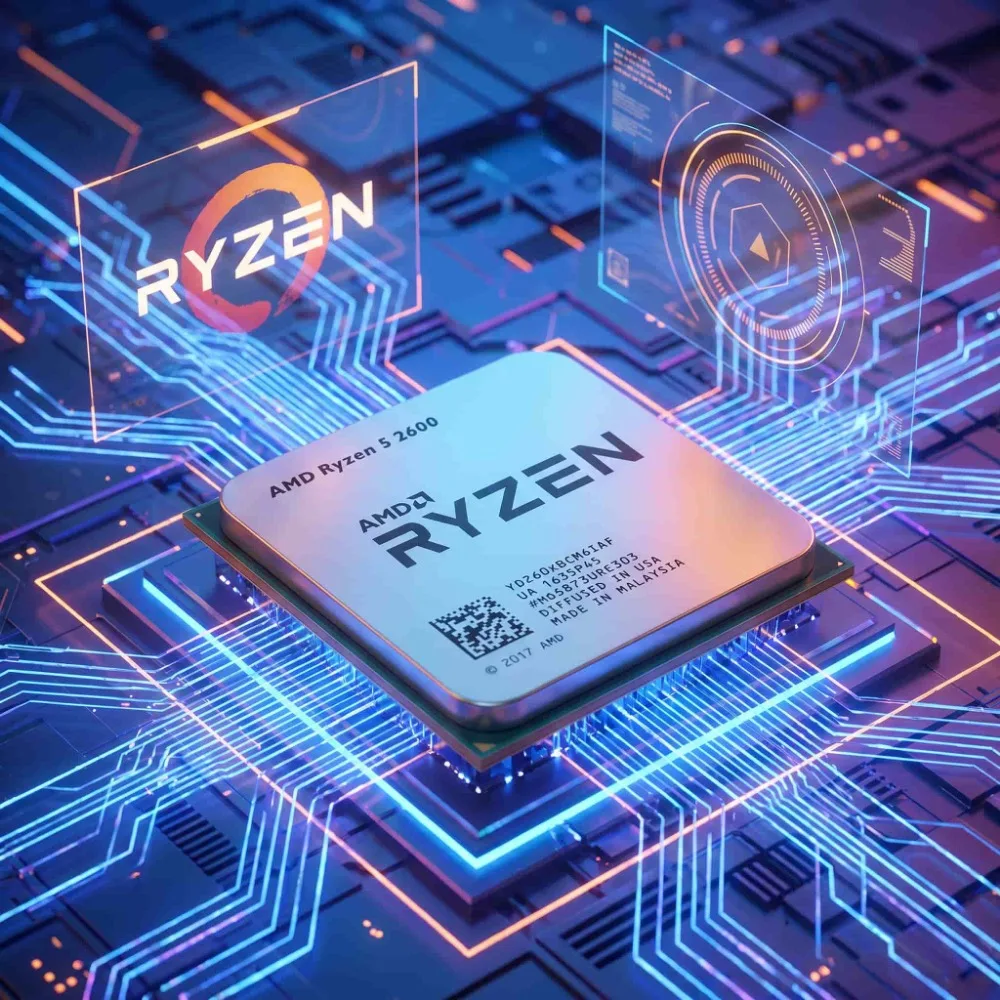 cpu-para-juegos-ryzen-5-2600-amd-r5-2600-34ghz-16mb-de-cache-sin-graficos-integrados-compatible-con-ddr4-socket-am4