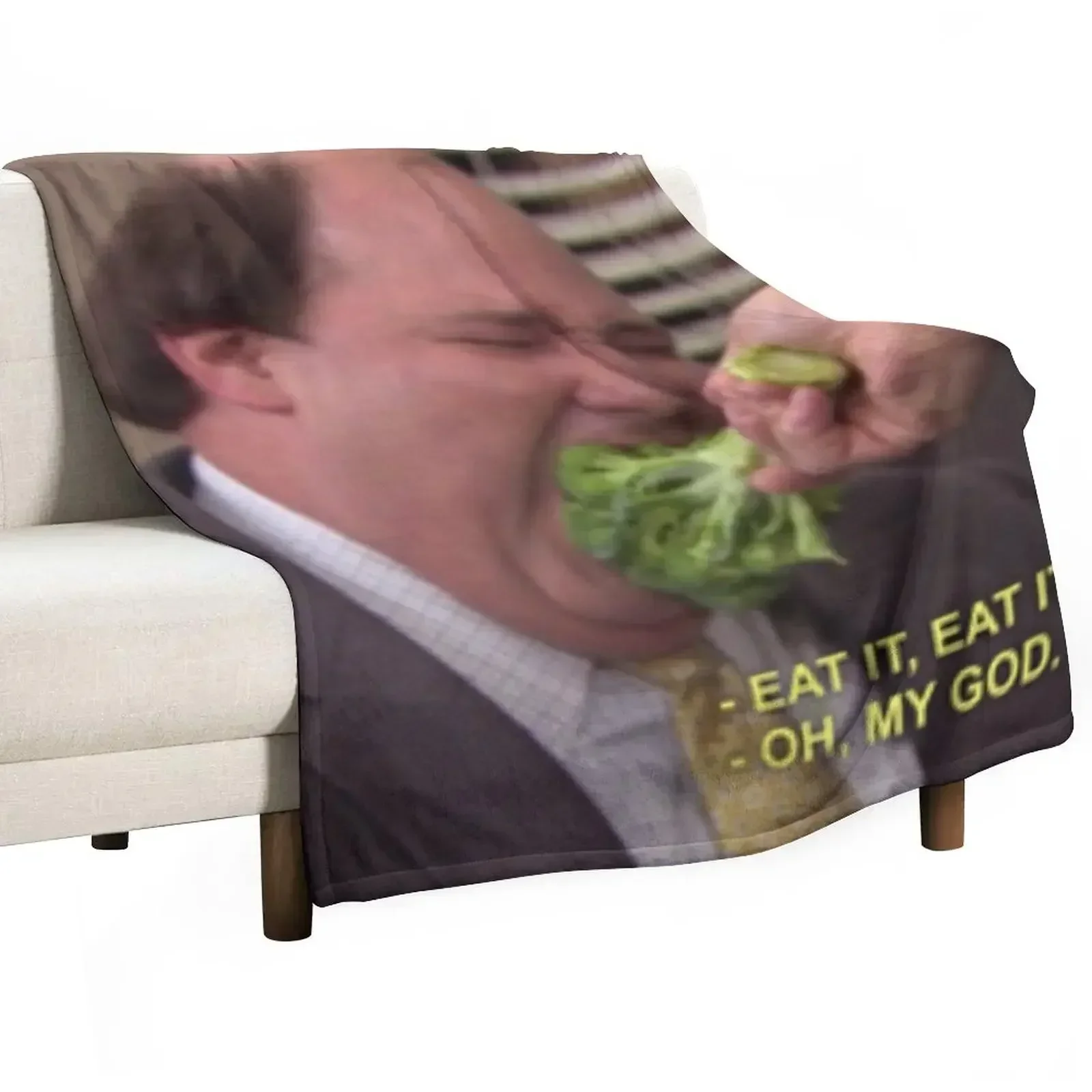 Kevin and Broccoli - The Office Throw Blanket decorative Bed Decorative Sofa Blankets