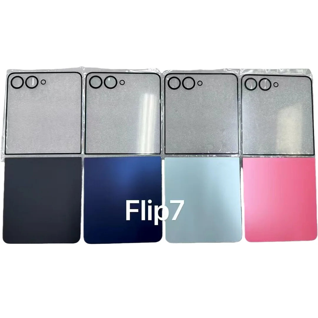 Back Cover Case Replacement For Samsung Galaxy Z Flip7 SM-F7660 F766 F766U F766B F766N Battery Cover Rear Door Housing Case