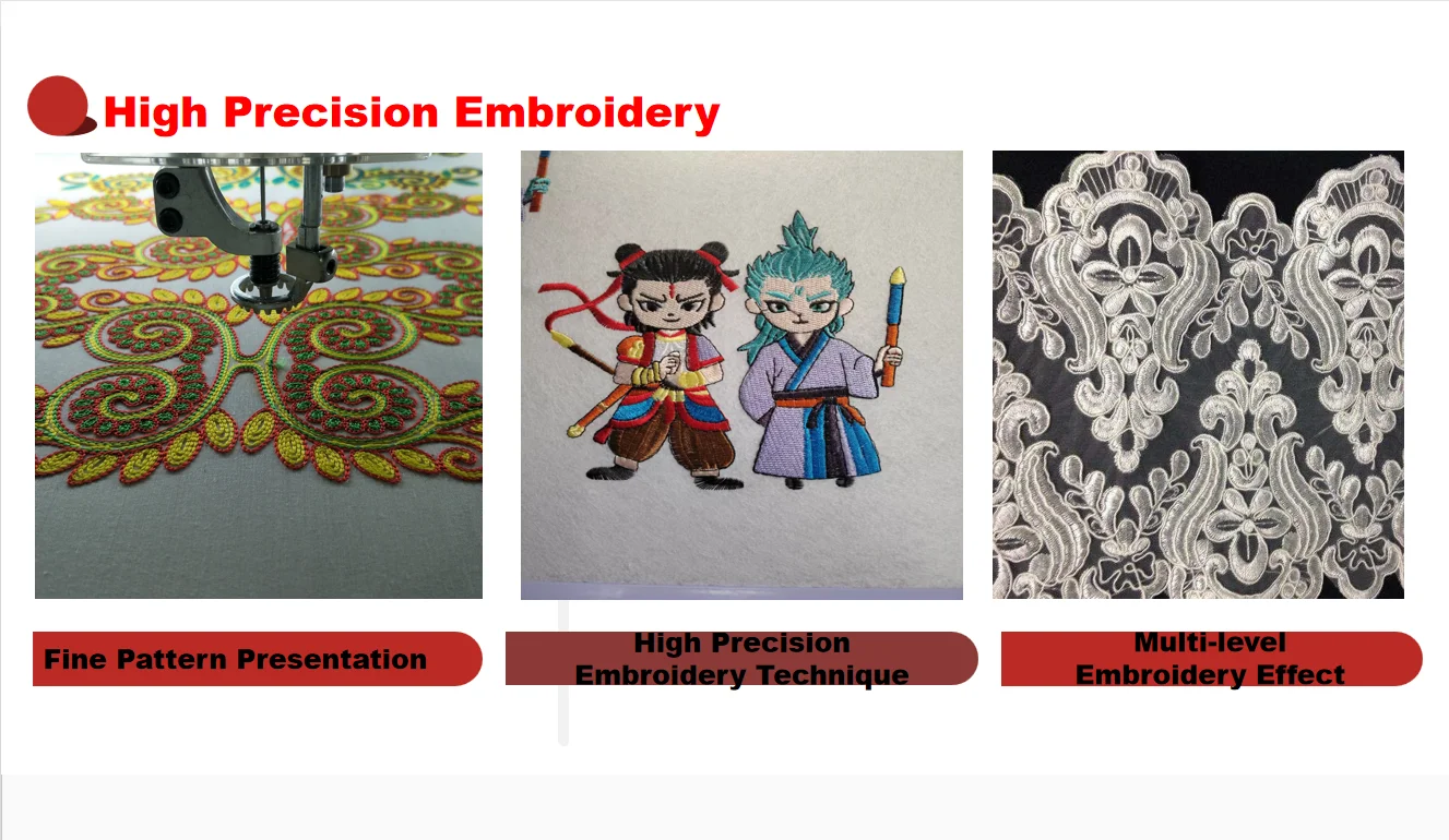 DDP Maquina De Bordar Automatic China Hat Single Head Computer 12 15 Needles Embroidery Machine Industrial Computerized Machine