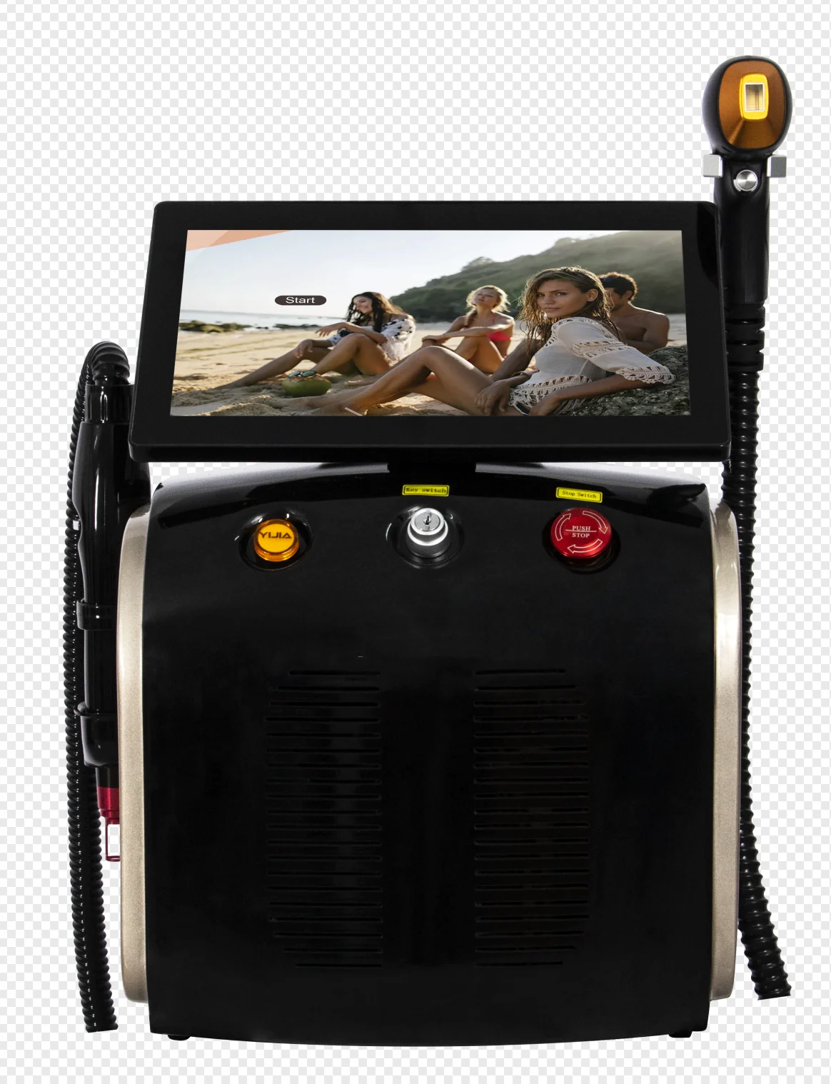 Depilación láser de diodo 2 en 1 de alta calidad y Pico 755+808+1064 adecuada para todo tipo de máquina de piel y cabello.