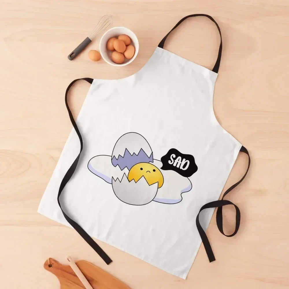 

Sad Egg Apron home women For Woman Woman Kitchen Apron