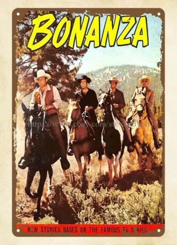 Bonanza western TV 1959-1973 Poster metal tin sign metal house decor