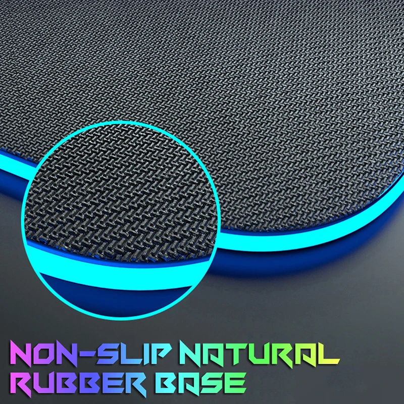 Tapis de souris de jeu RGB Firewatch Forest, tapis de souris LED antidérapant, sous PC Gamer, ordinateur Shoous Light, grand clavier, polymères de bureau, 900x400