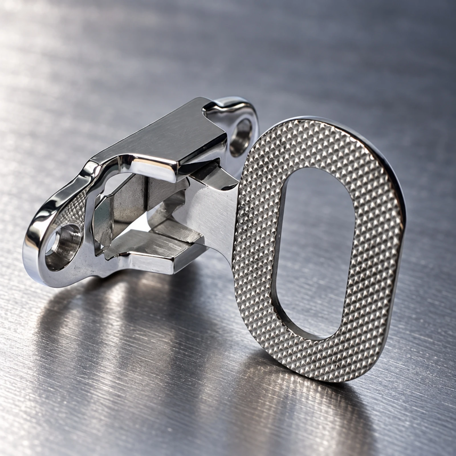 D-Shaped Folding Step Latch Space-Saving Folding Step Latch with Non-Slip Plate Hardware Easy Installation Ergonomic