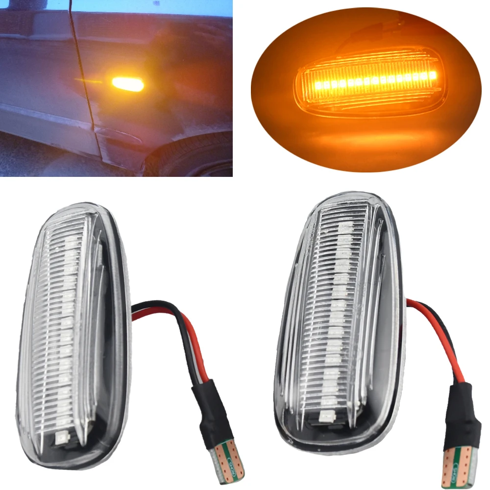 لأوبل أسترا G 1998-2009 زافيرا A 1999-2005 Led ديناميكية الجانب ماركر بدوره مصباح إشارة مصباح الوامض المتسلسل