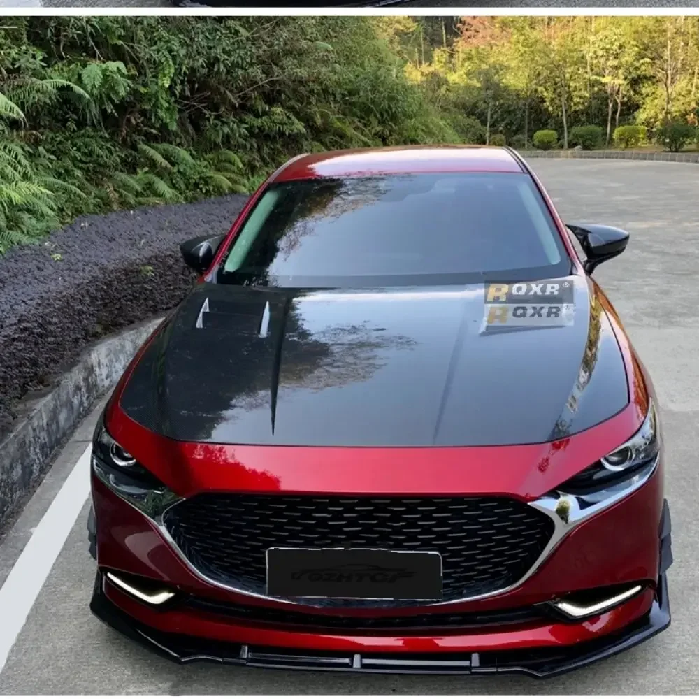 

TR-стиль, крышка капота из углеродного волокна, смоляная крышка для Mazda 3 Axela 2020