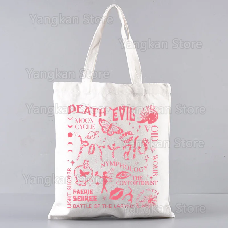 

Сумка-шоппер Melanie Martinez Portal, холщовая сумка через плечо, вместительная школьная сумка-тоут