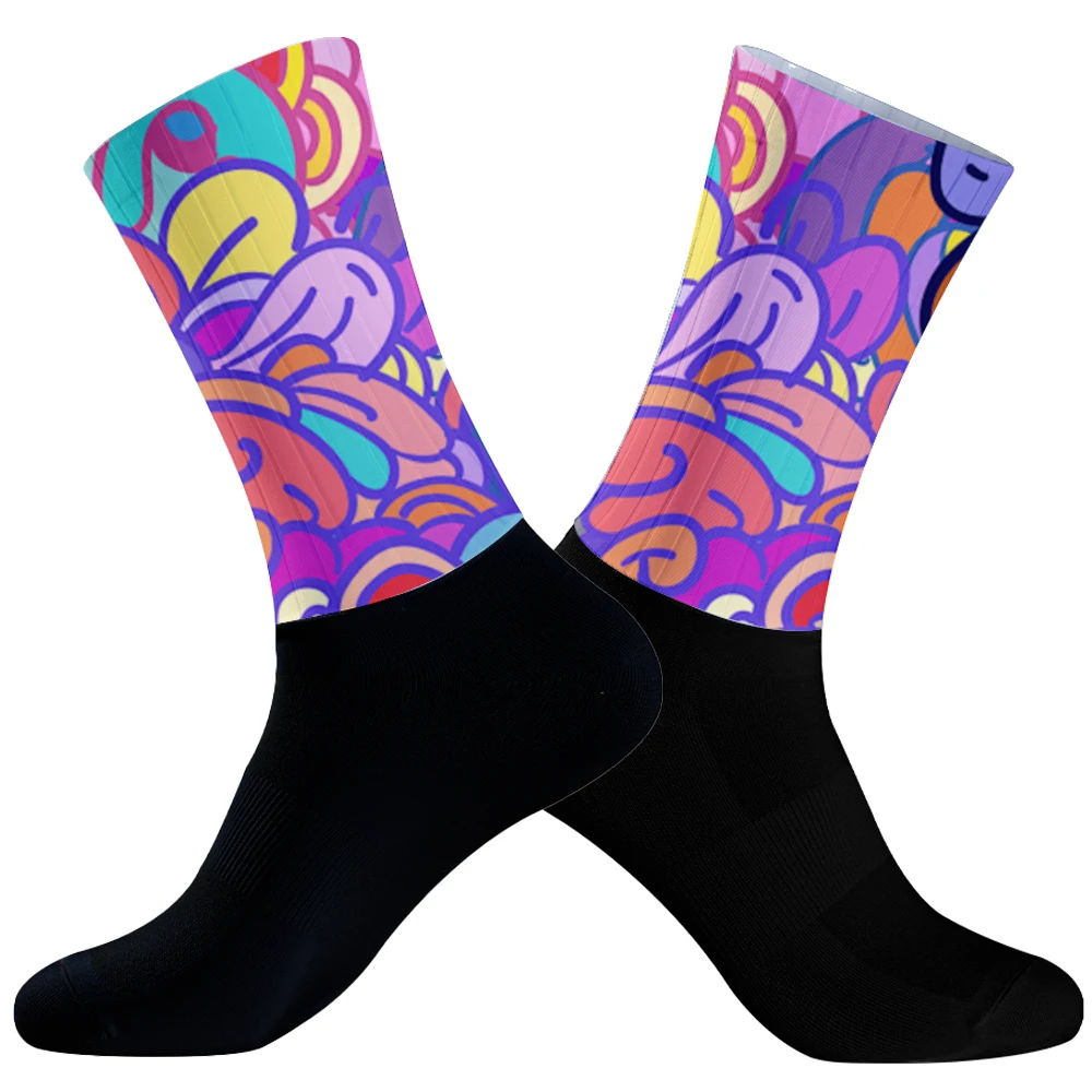 Männer Anti-Rutsch-Rad socken Griffe Baumwolle Mid-Tube Boden atmungsaktive Fitness Spocks Workout Pilates Socken